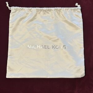 Michael Kors White Drawstring Dust Bag